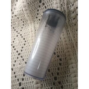 Starbucks Teacher Tumbler 2020 Pencil Paper‎ Themed Venti 24 oz NO STRAW